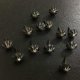 thumbnail image 2 of KAIYANG Tachuelas para tapicería, clavos para tapicería de muebles para decoración, 100 piezas de 7/16 pulgadas de tachuelas decorativas para muebles, clavos decorativos de bricolaje con forma de cala, 2 of 2