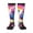 3 Black, variant on Rainbow Poodle Urban Street Knee Socks, High Socks Long Stretchy Sock Women Knee High Stocking, Long Socks for Women