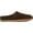 Chocolate, variant on Minnetonka Men's Suede Taylor Clog Slipper