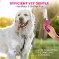thumbnail image 7 of Poodle Grooming Comb - Metal Dematting Comb with Long & Short Stainless Steel Teeth for Removing Matted Hair & Knots, Safe and Gentle for Dogs & Cats (Pink), 7 of 7
