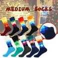 thumbnail image 4 of WREESH Unisex Long Socks Running Socks Fashion Trend Diamond Medium Tube Socks Fashionable And Comfortable Socks G, 4 of 4