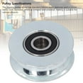 thumbnail image 3 of U Groove Pulley, Strong Load Bearing Guide Pulley Wheel Stable Running 64mm Diameter  for Hanging Equipment, 3 of 7