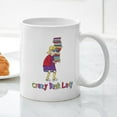 thumbnail image 3 of CafePress - Crazy Book Lady Mug - 11 oz Ceramic Mug - Novelty Coffee Tea Cup, 3 of 4