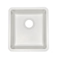 thumbnail image 3 of 16" x 18" Quartz Kitchen Sink, Single Bowl Sink, Drop-in Sink, Undermount Sink, Granite Kitchen Sink, Metallic White Kitchen Sink, Lexicon Platinum LP-1618-W-SO, 3 of 12