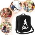 thumbnail image 5 of Soccer Player #7 Lunch Bag Cristiano Ronaldo Cooler Bag For School/Work/Party/Travel/Picnic Football Fans Lunch Box-Style 1, 5 of 8