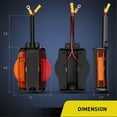 thumbnail image 4 of 2PCS Amber/Red LED Marker Lights LED Clearance Trailer Lights Trailer Light Assembly, 4 of 5