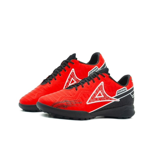Tenis Pirma para Niño Fútbol Soccer Tachos Rojo/Negro 15-21 18.5