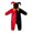 Red, variant on YunPes Unisex Clown Onesies Boys Girls Soft Plush Zipper Hooded Jumpsuit Funny Horns Ears Halloween Holiday Party Wear Fall Winter Warm Loungewear