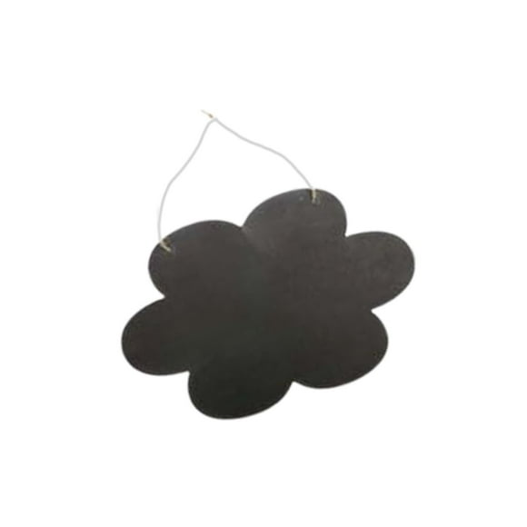 Pizarra colgante de madera de doble cara, mini pizarra para Wordpad Flores