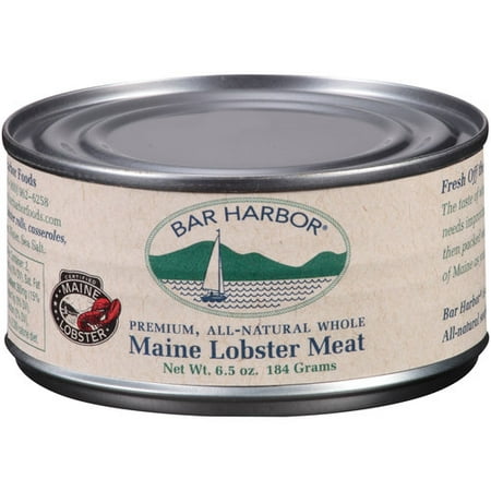 Bar Harbor Premium, All-Natural Whole Maine Lobster Meat, 6.5