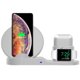 thumbnail image 1 of Cargador inalámbrico 3 en 1 para Apple Watch Series 5/4/3/2/1 AirPods 1/2 iPhone 11 Pro Max iPhone X XS Max XR Samsung Galaxy S10 Adepaton LN-0506, 1 of 7