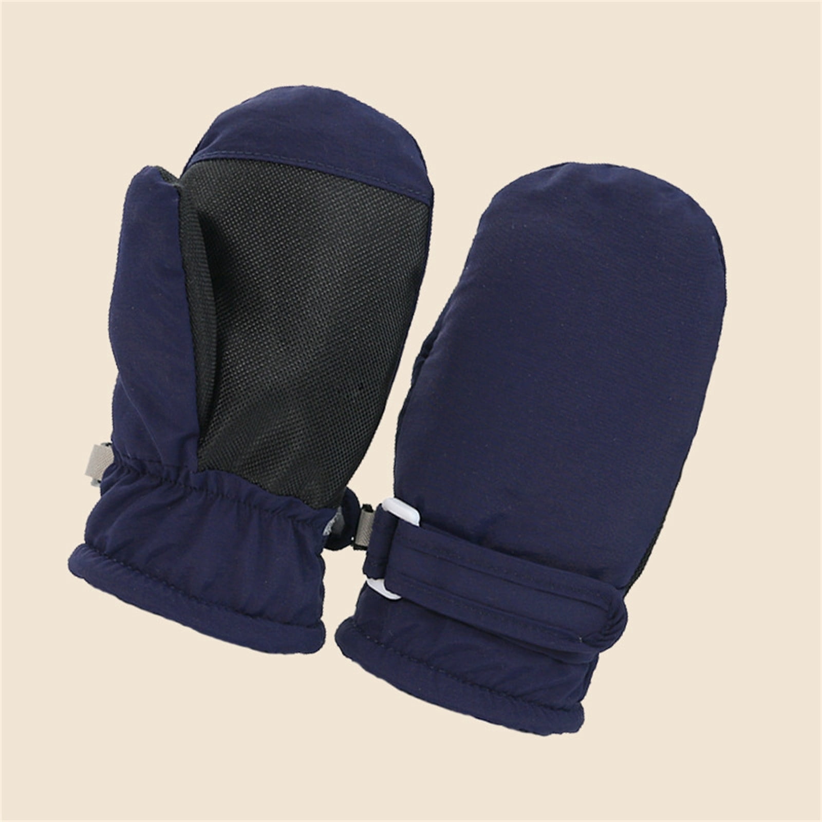 Toddler Mittens Skiing Gloves Toddler SnowGloves Kids Baby Winter Mittens For Girls Boys A-Navy S
