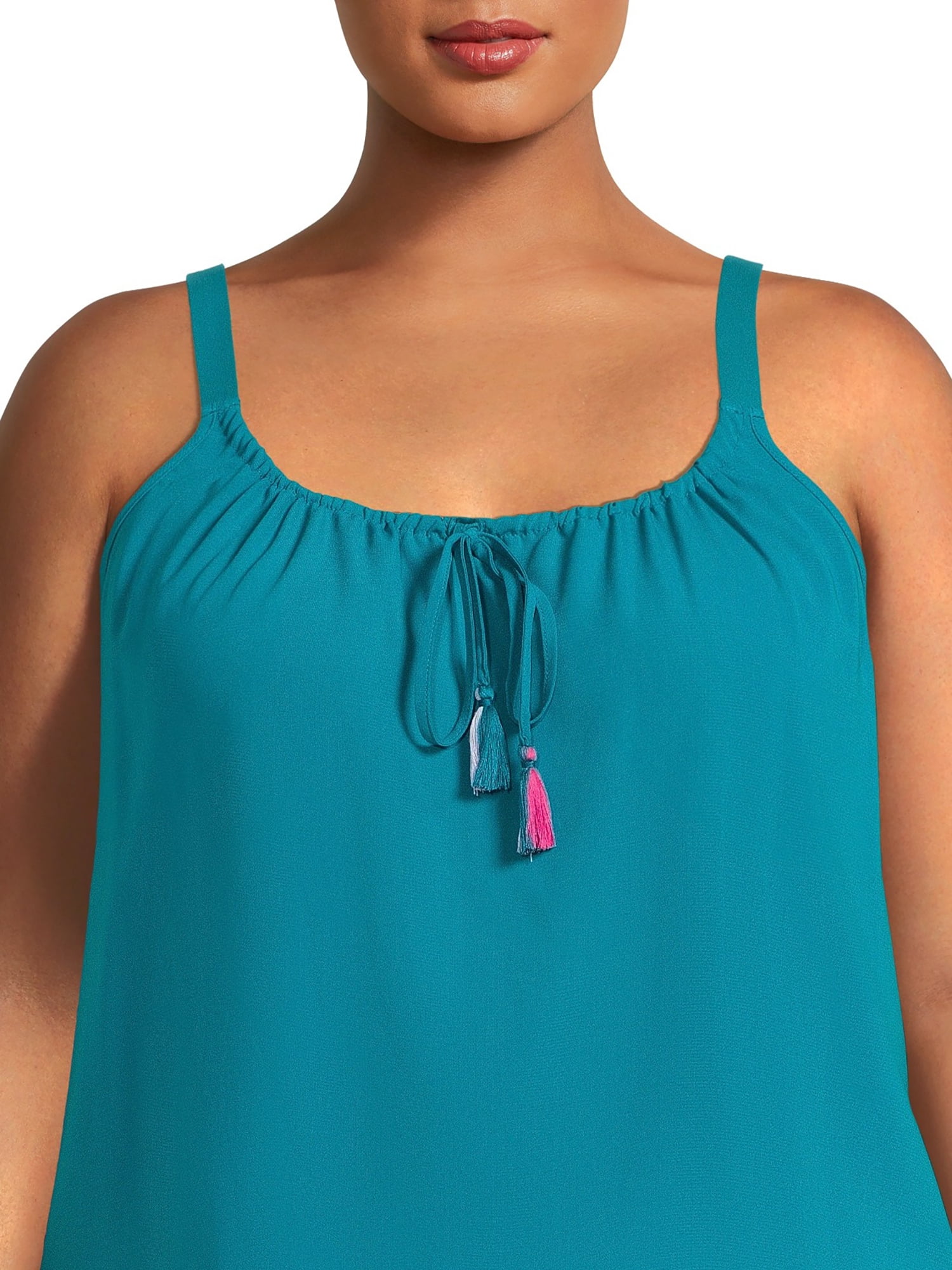 The Pioneer Woman Woven Camisole and Shorts Pajama Set, 2-Piece, Women’s