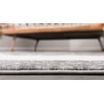 thumbnail image 5 of Unique Loom Rosso Collection Area Rug - Canal (4' 1" Round Gray/Ivory), 5 of 6