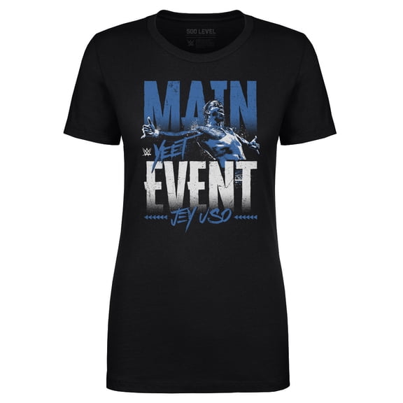 Women's 500 Level Black Jey Uso Main Event T-Shirt