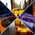 thumbnail image 3 of EXHUMKY 3Ud Vasos Para Whisky Y Vino En Acrílico Transparente Azul Para Bar Y Hogar, 3 of 8