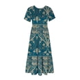 thumbnail image 4 of SDNall Robes pour Femmes Pull Tricoté Col en U avec Dentelle et Robe Pull à la Mode, 4 of 9
