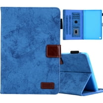 Allytech Case Compatible with All-New Kindle Fire HD 8 Tablet 2020 10th Gen and Fire HD 8 Plus Tablet (10th Generation, 2020 Release),Slim Folding Stand Cover with Auto Wake/Sleep, Blue