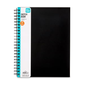 Pen+Gear Spiral Sketch Book, 12 x 9 Inches, 75 Sheets