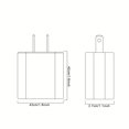 thumbnail image 3 of Adaptador De Cargador Rápido De Pared USB C De 20 W PD Con 1 Paquete De Cable De 3.2 Pies Con Interfaz Para Tipo C A Interfaz Para Cable De Carga Apple Compatible Con IPhone 14 13 12 11 Pro Max XR XS, 3 of 4