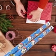 thumbnail image 4 of Mickey Mouse Blue Wrapping Paper, Tear Resistant Premium Gift Cover Kids Boys Girls Christmas Baby Shower Birthday Holiday Home Party Gift Wrapper 25sq.ft (1 Roll) Bonus Exclusive Canzonnet Pennet, 4 of 6