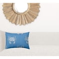 thumbnail image 5 of HomeRoots 14" X 20" Blue, White Crab Zippered Coastal Lumbar Indoor Outdoor Pillow Cover, 5 of 5