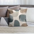 thumbnail image 6 of Brown And Grey Abstract Art Artwork Pillow Covers,Brown And Grey Abstract Art Artwork Throw Pillow Covers 18"×18" ,Living Room Sofa Couch Pillow Covers,Decorative Pillow Covers, 6 of 7