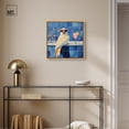 thumbnail image 3 of Relaxing Bird Canvas Trendy Bathroom Art by Art Remedy, Gold Frame, 20 x 20, 3 of 7
