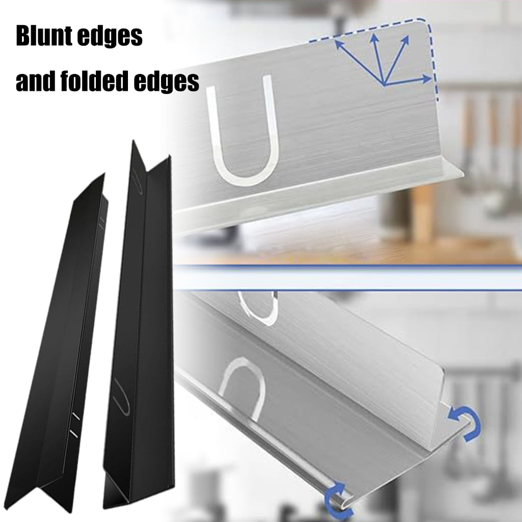 Stove Space Covers Stainless Steel Stove Space Filler Stove Space Guards Range Trim Heat Resistant Guard Between Stove Top