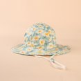 thumbnail image 1 of Gorro de pescador de algodón multicolor con estampado de dibujos animados para niños, gorro de lavabo de tamaño pequeño, gorro de primavera y otoño para niños, 1 of 6