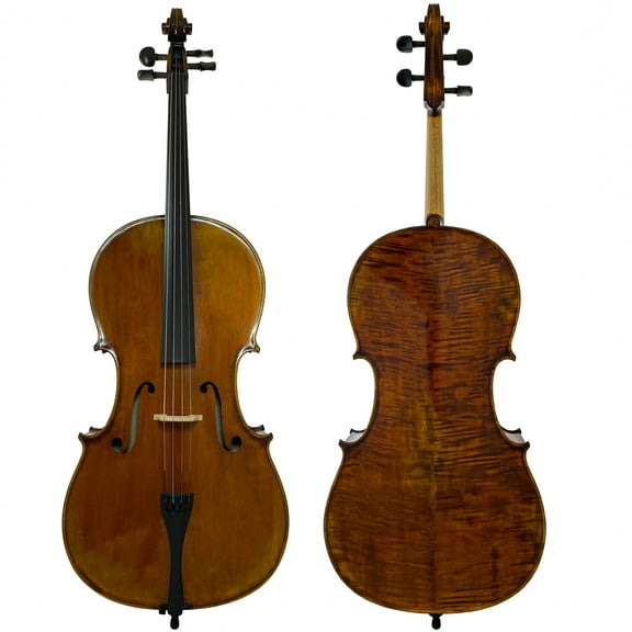 D’Luca Ebony Cello With Gig Bag, Bow And Rosin, 4/4 Full size