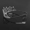 thumbnail image 3 of Diadema de diamantes de Imitación Yuyangstore Brillante de cabellero Nupcial, 3 of 7