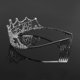 thumbnail image 3 of Brillante Cristal Rhinestone Cabello Tiara Nupcial Diadema, 3 of 8