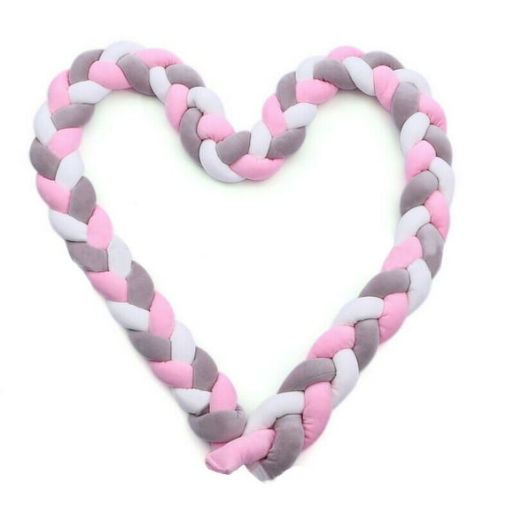 Home Decor Infant Crib Bumper Knot Cushion Pillow Protector Fence for photo studio