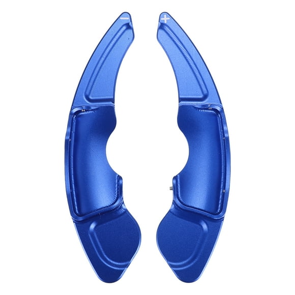 Unique Bargains Steering Wheel Shift Paddle Cover for Lexus NX 300h 300 2015-2021 Aluminum Alloy Blue (Set of 2)
