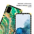 thumbnail image 5 of FKBRCL4U Compatible with Samsung Galaxy S20 Plus Case, Green Gold Grain Marbled Fluid Luxury Golden Decoration for Girl Women Soft TPU Shockproof Protective Hard PC Back, 5 of 7