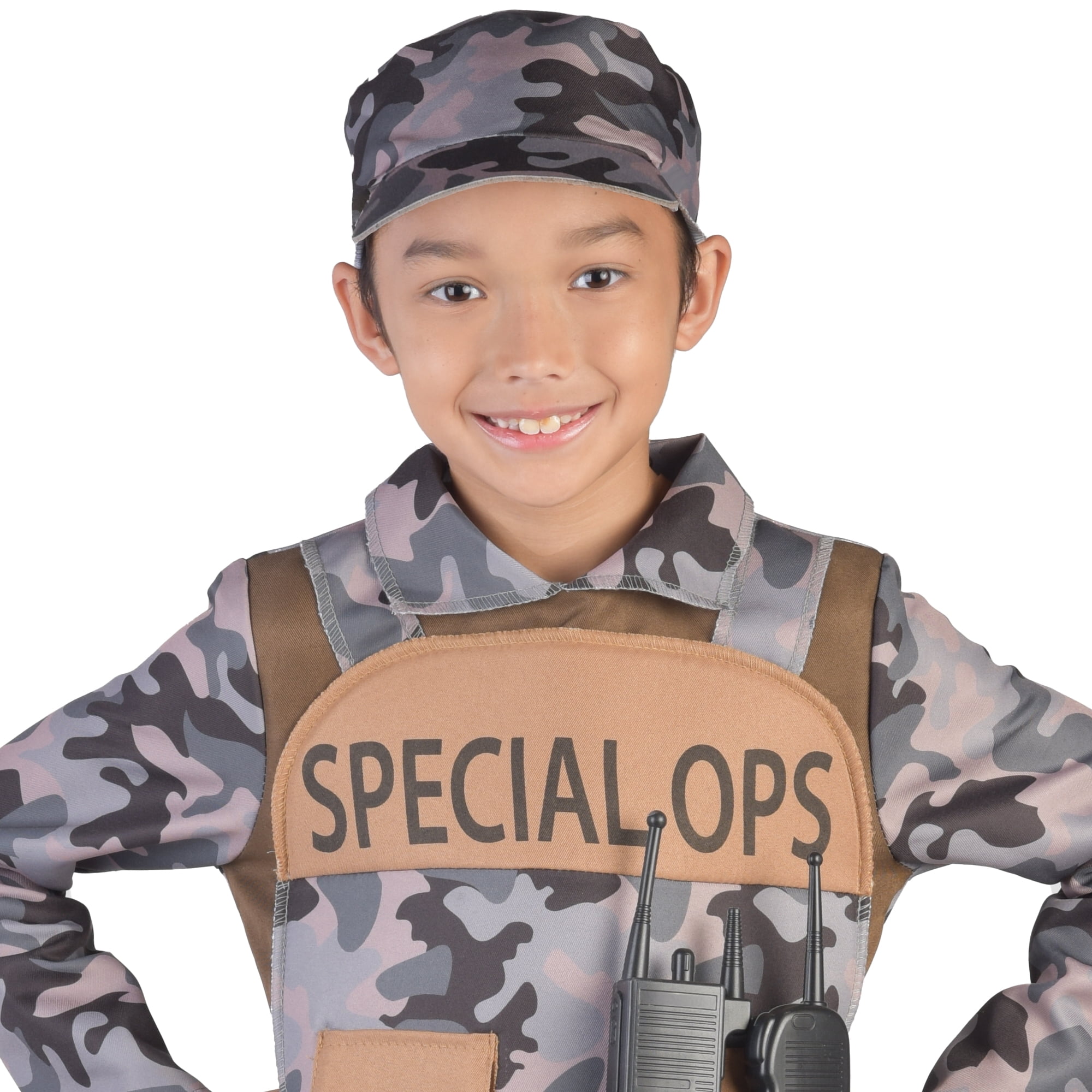 Special Op's Halloween Costume for Children, Boy's Size S (6/7), by Way to Celebrate