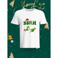 thumbnail image 1 of Christmas Baseball Number 67 T-Shirt with Santa Hat and Colorful Lights Decor Fashionable and Versatile T-Shirt Perfect for Christmas Baseball Enthusiasts, 1 of 6