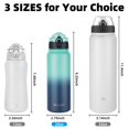 thumbnail image 4 of Oldley Insulated Water Bottle 20oz for Adults Kids Stainless Steel Water Bottles with Straw/Chug/Ca, 4 of 7