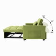 thumbnail image 4 of Bossa Sofácama Reclinable Convertible 3 Posiciones Capitonado Sofá de 2 plazas Anders Verde, 4 of 14