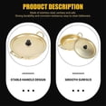 thumbnail image 2 of 1 Set Ramen Pot Korean Ramen Cooking Pot with Lid Spoon and Chopsticks, 2 of 3