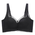 thumbnail image 6 of Lace sexy plus size bras full coverage for women push-up bralette breathable everyday bra, 6 of 7