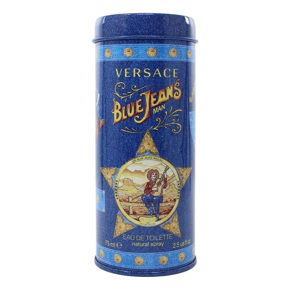 Blue Jeans by Versace for Men 2.5 oz Eau de Toilette Spray