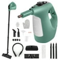 thumbnail image 1 of Costway 1400W Multipurpose Handheld Steam Cleaner Steam Mop with 14 Accessories Green, 1 of 10