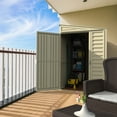 thumbnail image 5 of Duramax 4 x 8 SideMate Plastic Storage Shed + Foundation for Garden, Patio and Backyard, 5 of 20