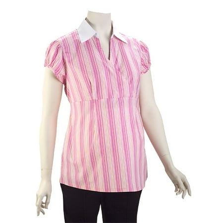 Maternity Stripey Wrap Top