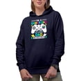 thumbnail image 2 of I'm a Gamer Dad Like a Normal Dad Only Much Cooler, Father's Day or Birthday, Navy Blue Hooded Sweatshirt or Hoodie, Small, 2 of 5