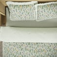 thumbnail image 4 of Beautiful 100% Cotton Botanical 3-Piece Sage Green Comforter Set, King by Drew Barrymore, 4 of 6