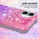 thumbnail image 3 of Funda para iPhone 16 Plus Transparente con Brillos Carcasa Protectora Antigolpes con Glitter Brillante, 3 of 5