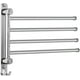 thumbnail image 1 of Toallero De Baño Con 4 Barras Toalleros Giratorios De 180 Grados Sus304 Acero Inoxidable 32 Cm Toalleros De Pared Para Baño Fregadero De La Cocina- Plata Baobao, 1 of 4